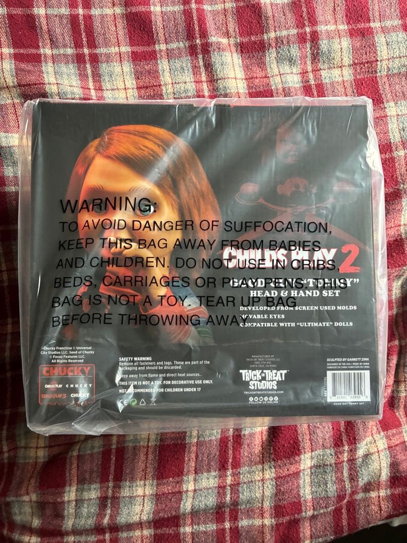 チャイルドプレイ アルティメット チャッキー トミー ヘッド＆ハンド 等身大