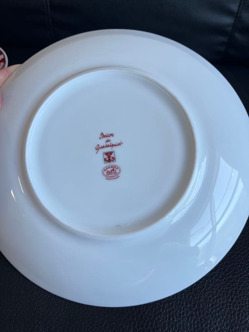 「訳あり」HERMES エルメス　ガダルキヴィール　皿21㎝ 2枚 欠けあり