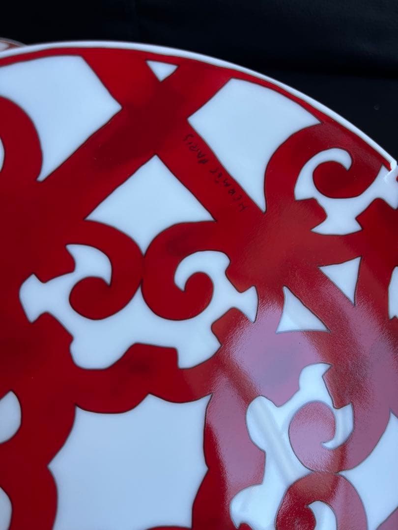 「訳あり」HERMES エルメス　ガダルキヴィール　皿21㎝ 2枚 欠けあり