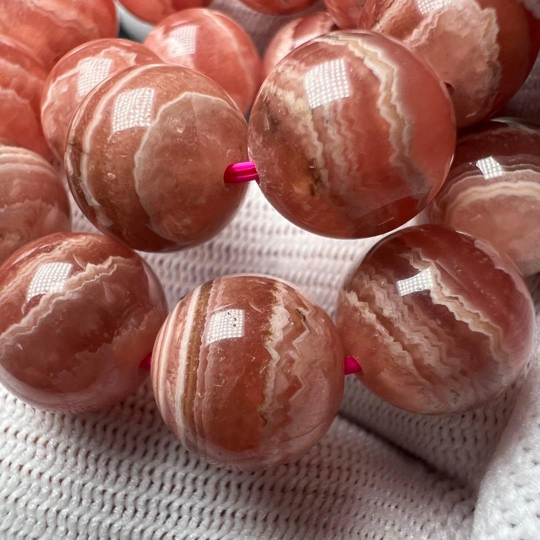 【73048】 インカローズ 11mm ブレスレット ロードクロサイト 天然石