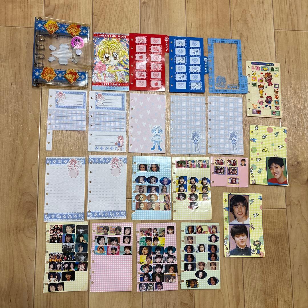 当時物 りぼん 神風怪盗ジャンヌ 手帳 シール