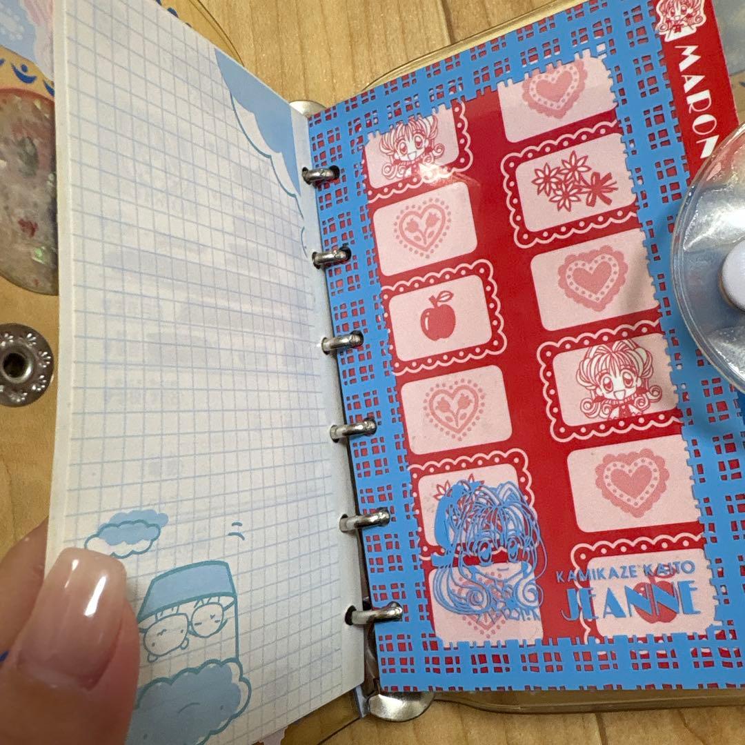 当時物 りぼん 神風怪盗ジャンヌ 手帳 シール
