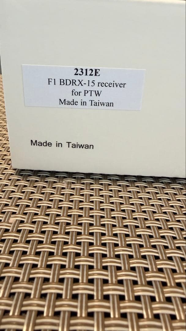 F1 BDRX-15 PTW用レシーバー ブラック新品
