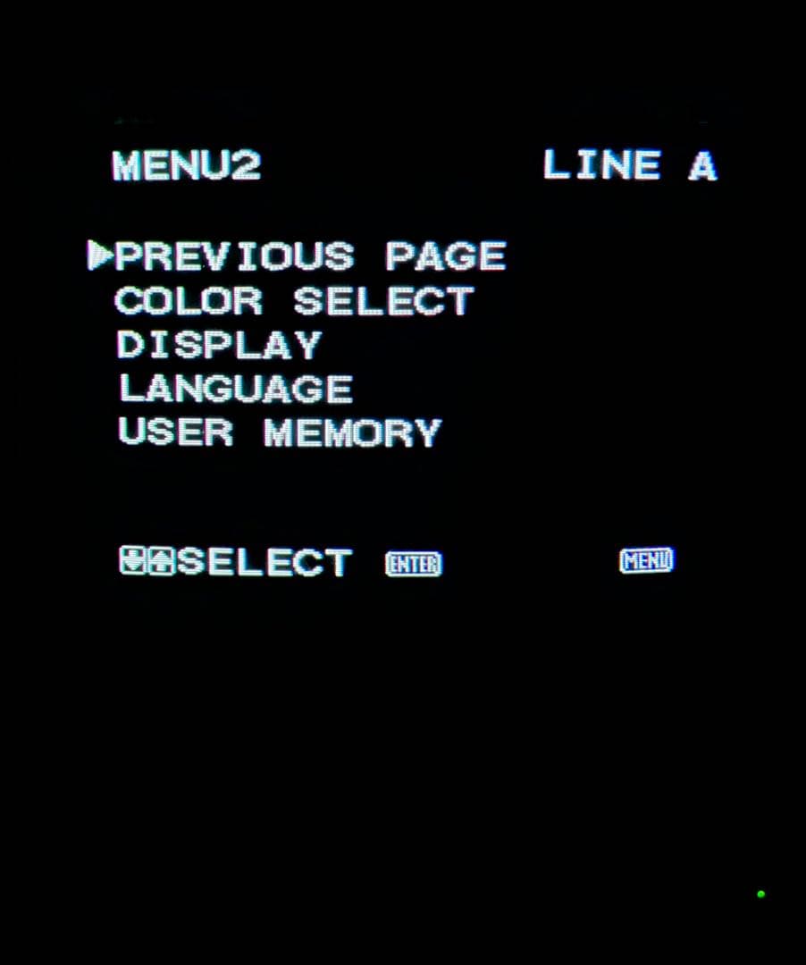 美品動作品 SONY PVM-14N5J 14インチブラウン管モニター 廃盤レア