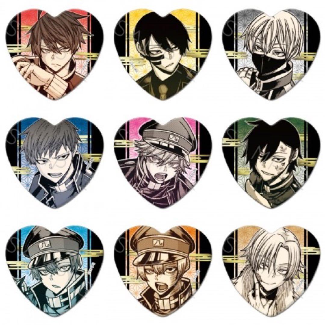 桃源暗鬼 アニメイト限定 2024 ハート缶バッジ 10BOX 未開封 特典付き