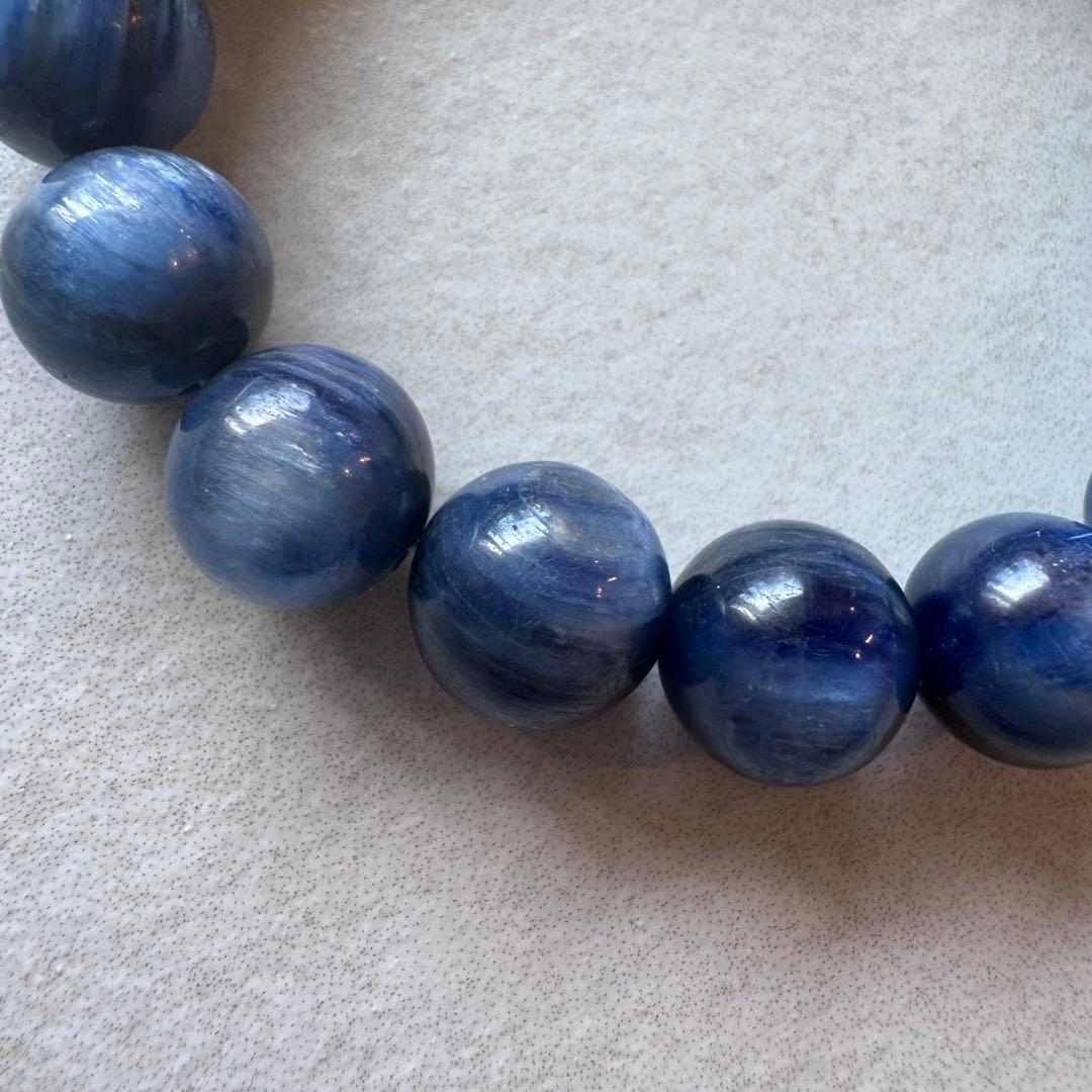 最終値下げ【高品質】カイヤナイトブレスレット