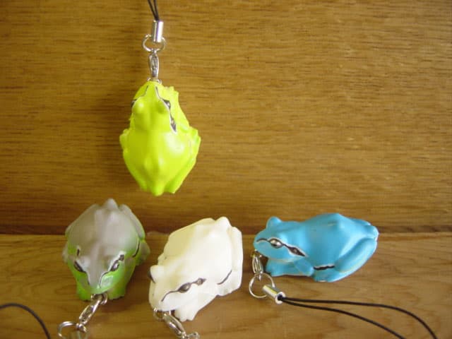 ♯Gqi08BRニホンアマガエル蛙ストラップミニ蛙ストラップ全13種