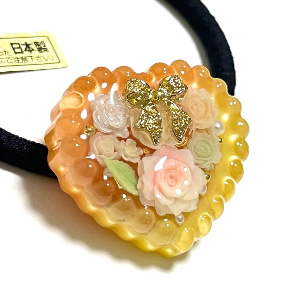 メル30077様お取り置きです。Ｎｏ．364 薔薇 レジン ハート キーホルダー