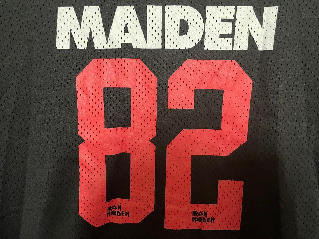 IRON MAIDEN アイアン メイデン フットボール ジャージ シャツ L