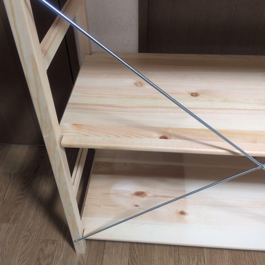 MUJI 無印良品　パイン材ユニットシェルフ 4段
