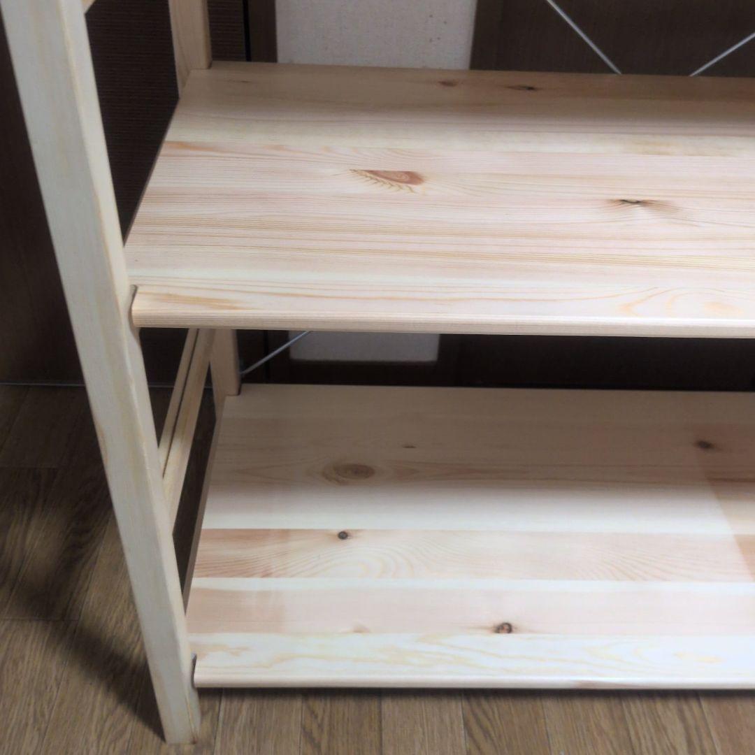 MUJI 無印良品　パイン材ユニットシェルフ 4段