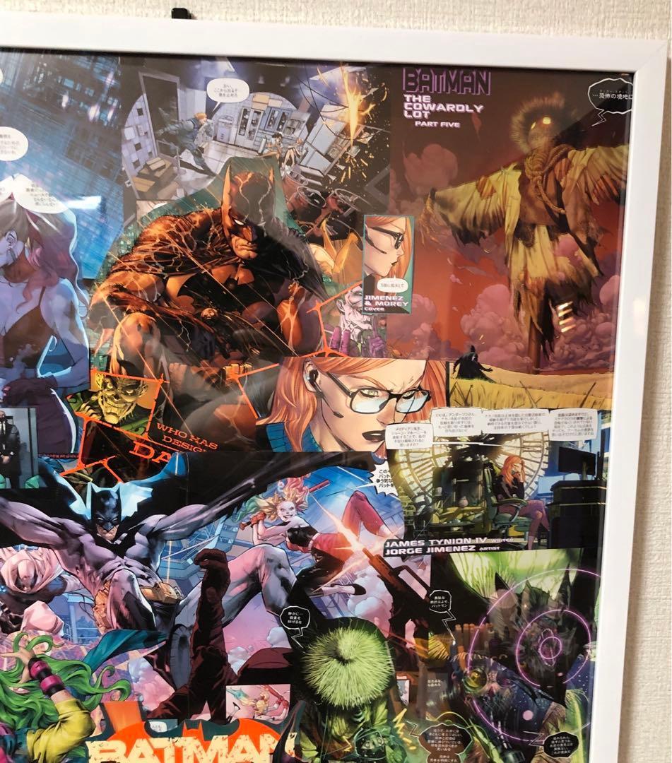 バットマン ジョーカー ハーレイクイン 額装品 アートポスター DC A1
