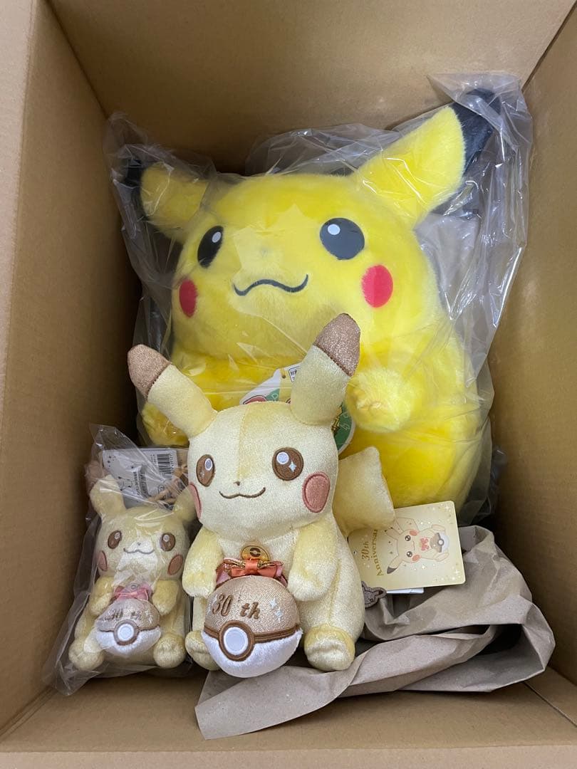 おかえり！ピカチュウ1/1 ピカピカ！ピカチュウ 3点セット