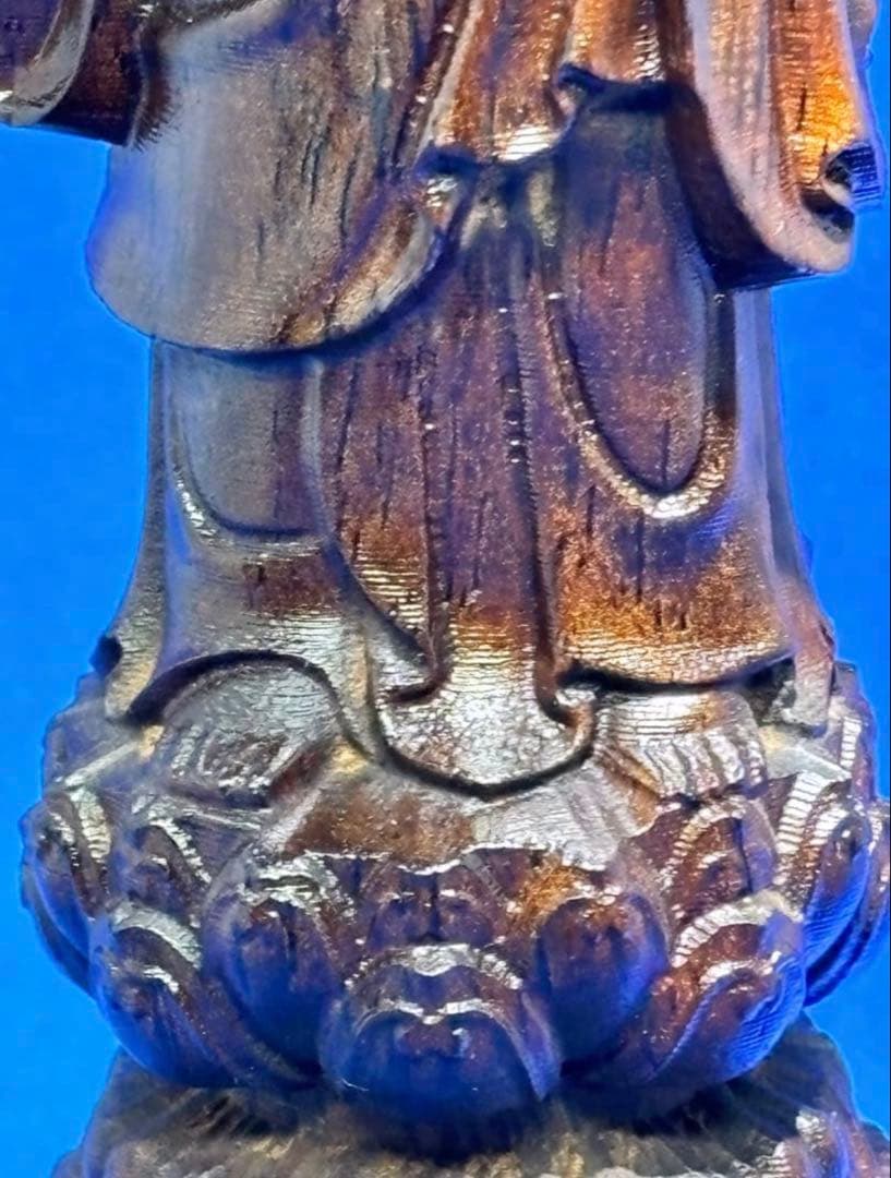 极美品 柬埔寨菩萨棋沉香 如来佛像 19cm 178g 6084-2/3