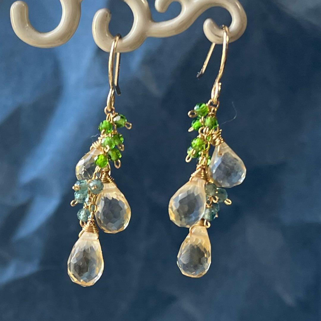 1570 シトリン　春ピアス