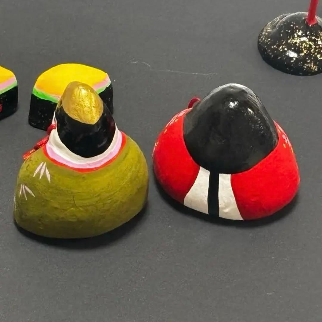 津屋崎人形　五代目　原田半蔵　雛人形　土人形