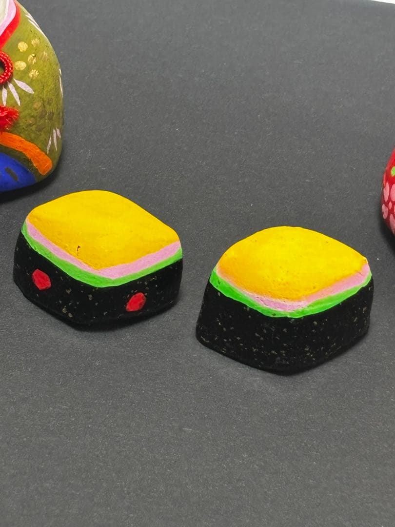 津屋崎人形　五代目　原田半蔵　雛人形　土人形