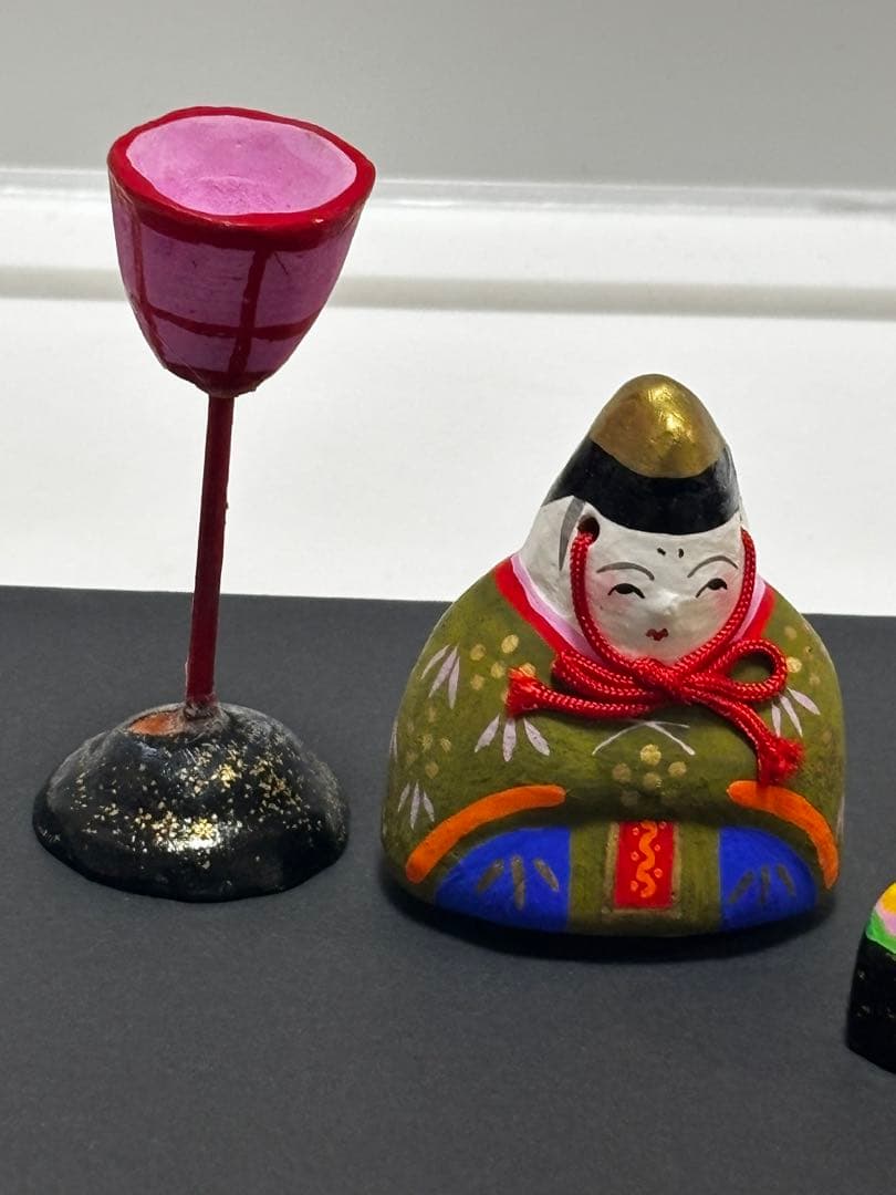 津屋崎人形　五代目　原田半蔵　雛人形　土人形