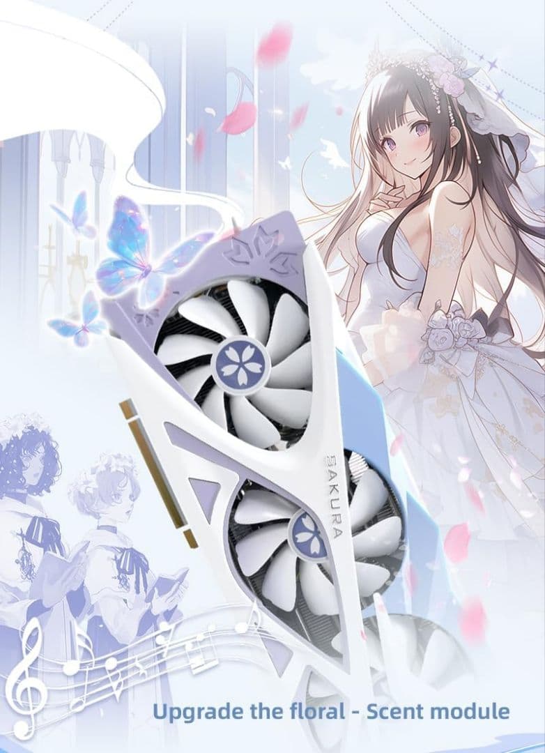 グラフィックボード・グラボ・ビデオカード YESTON AMD Radeon RX9070XT Sakura OC