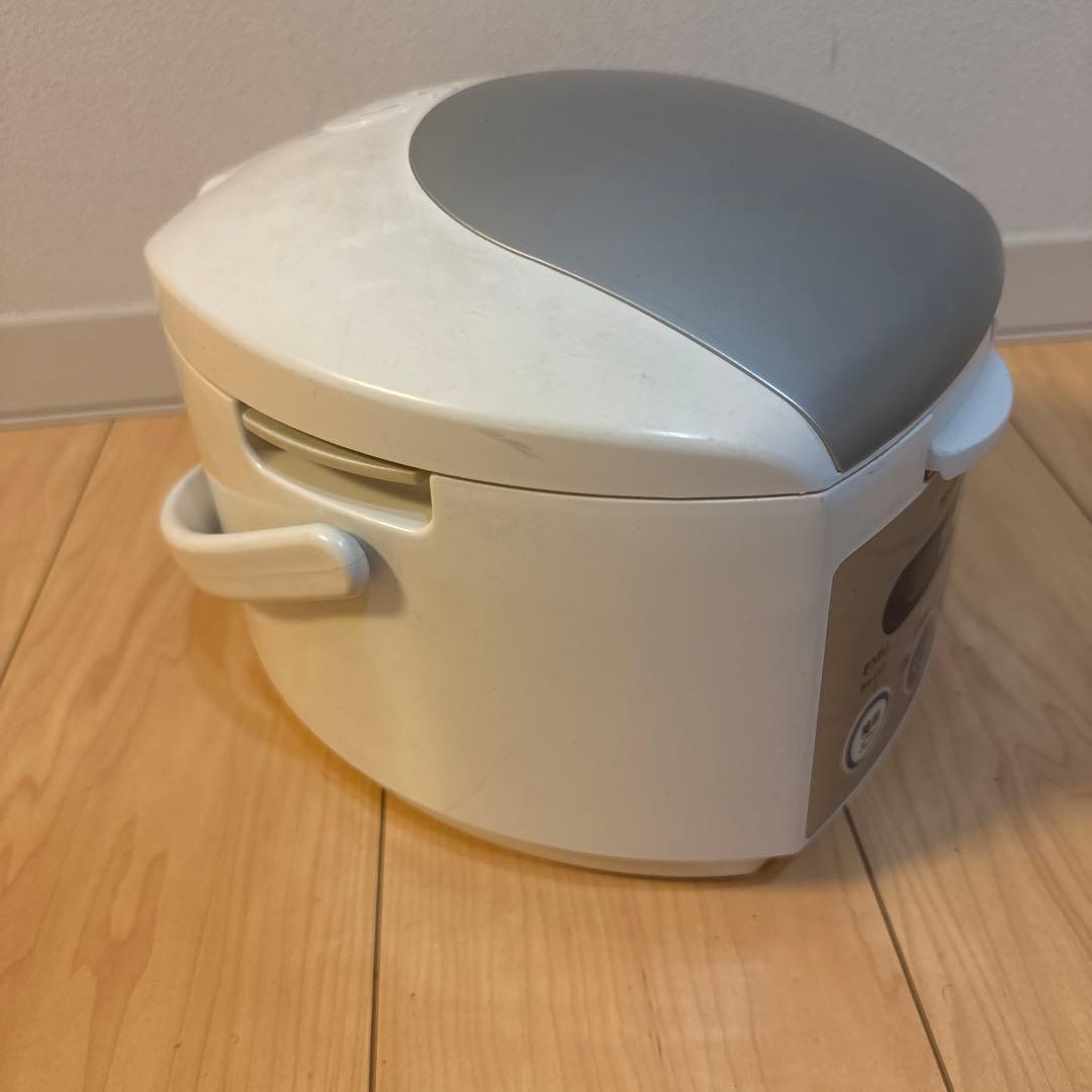 SHARP 炊飯器 予約機能付き ホワイト/シルバー