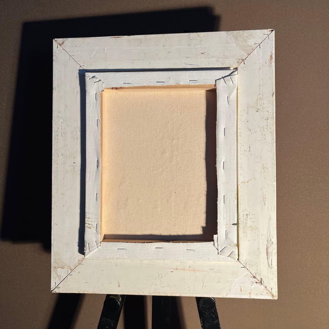 手書き油絵 パリの風景 凱旋門 額付 絵画 インテリア