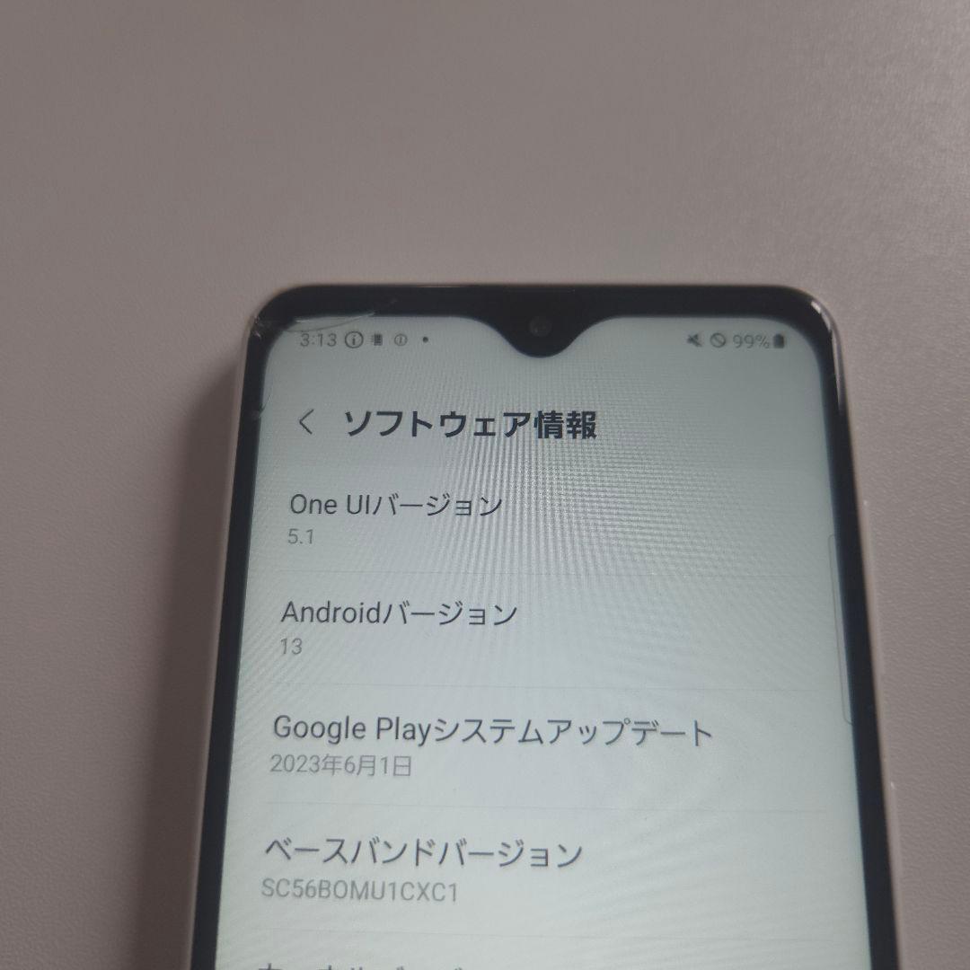 galaxy a22 5g アンドロイド13 4/64GB シムフリー２３３