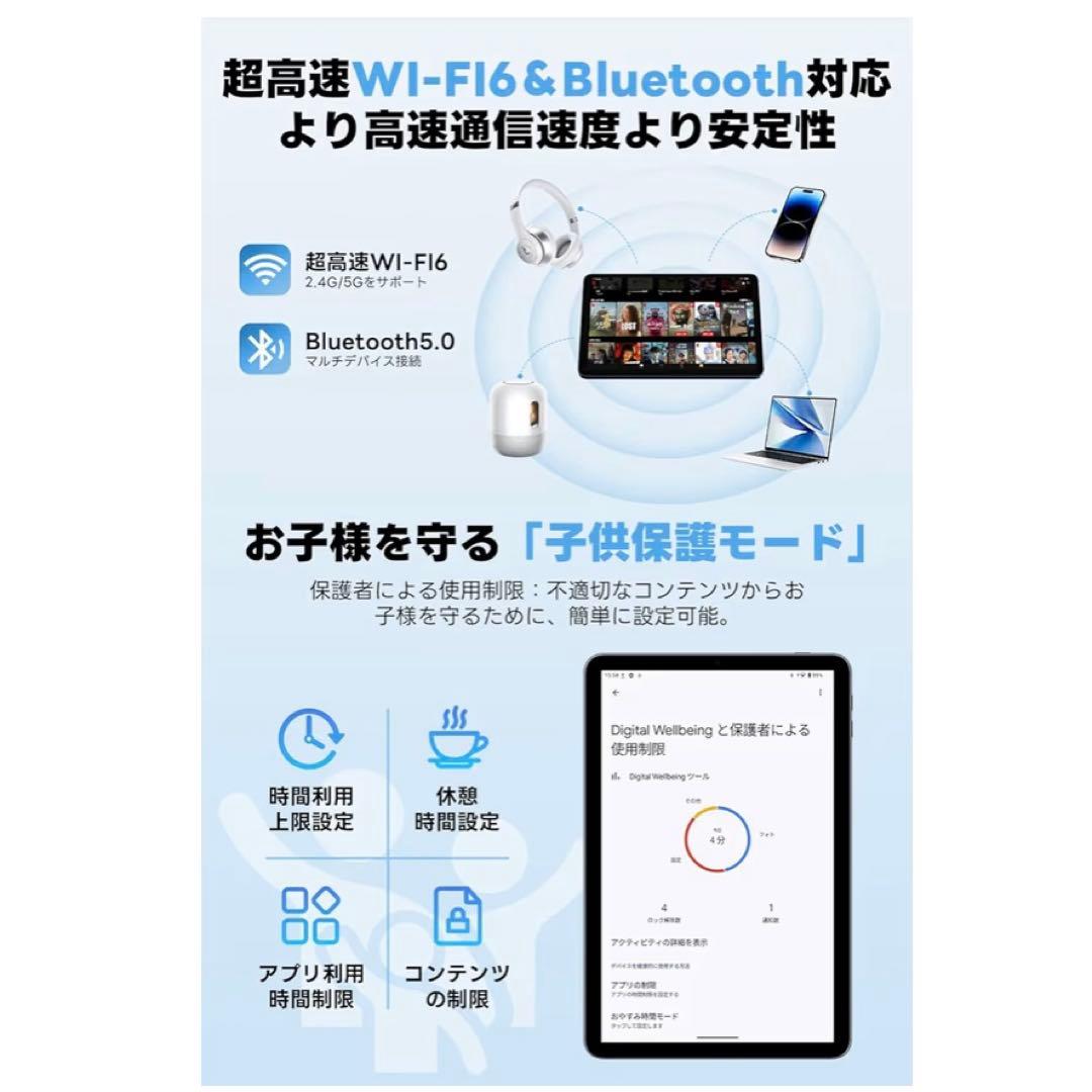 【新品未開封】Android15タブレット10.1インチ8コア24GB128GB