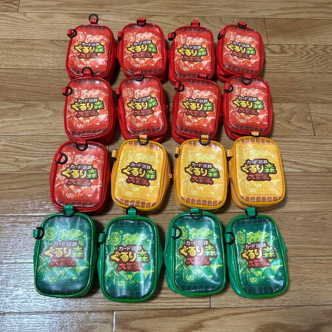 カード迷路ぐるり森大冒険　ポーチ16個