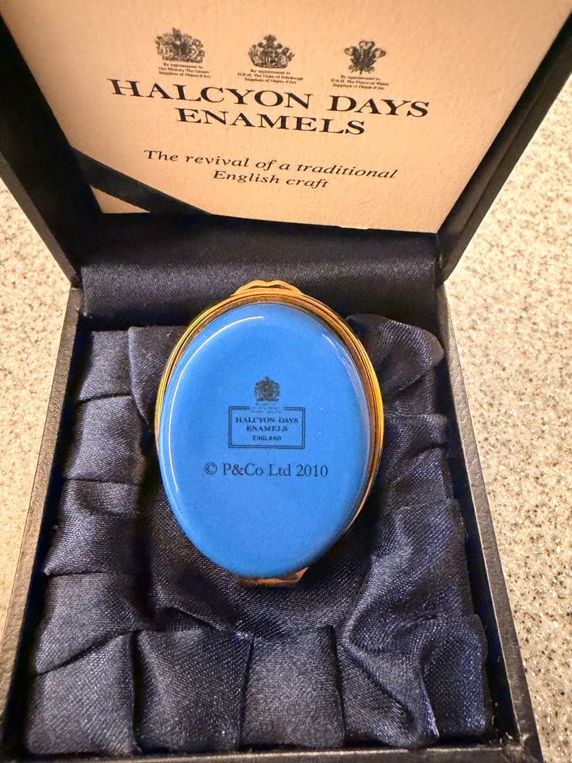 Halcyon Days Paddington Bear 小物入れ