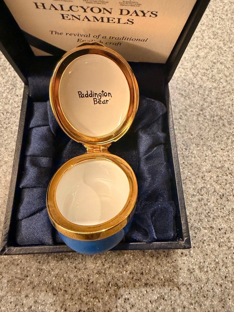 Halcyon Days Paddington Bear 小物入れ