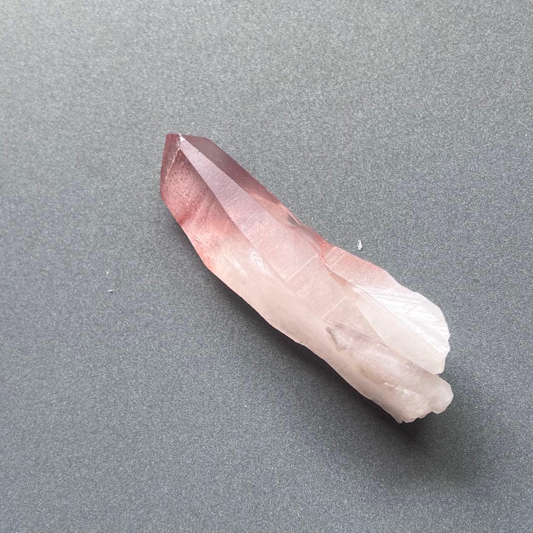 超レア　レコードキーパー　カーブド水晶　ストロベリーレムリアン　7