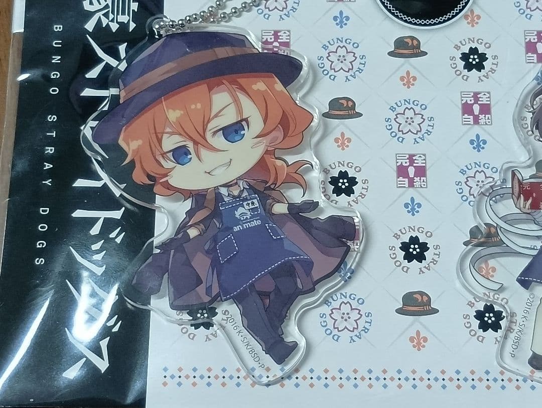 未開封 アニメイトバンコク限定 文豪ストレイドッグス 太宰治・中原中也 アクキー