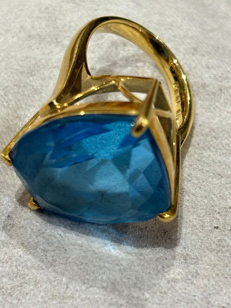 指輪　K18  38.05CT