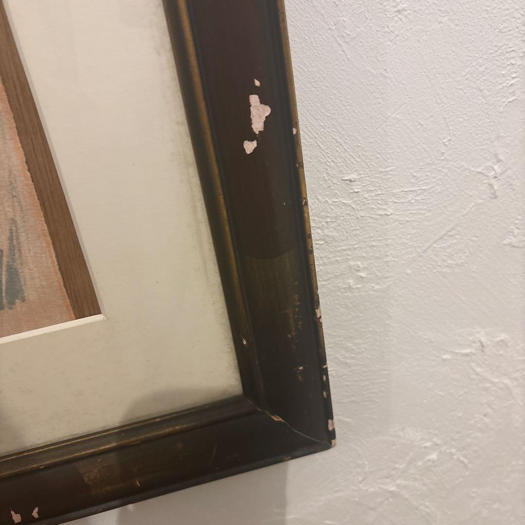 リトグラフ　ロデオ舞台への入口　約95.5×75.5 　クロード　ワイズバッシュ