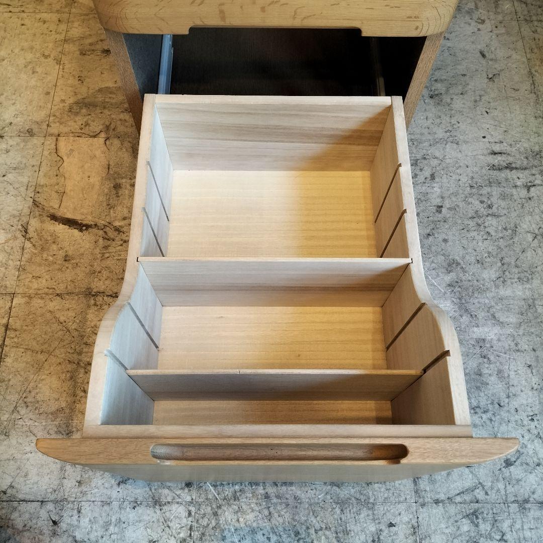 M♦浜本工芸　No.09 　デスク　昇降袖2段　一生紀　チェア