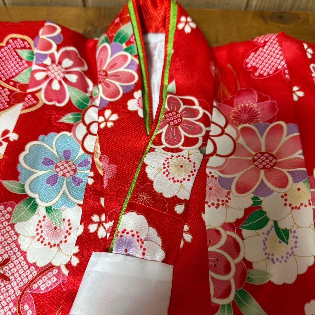 美品♡七五三 着物セット3歳 絹100％ 正絹 京都花ひめブランド フルセット