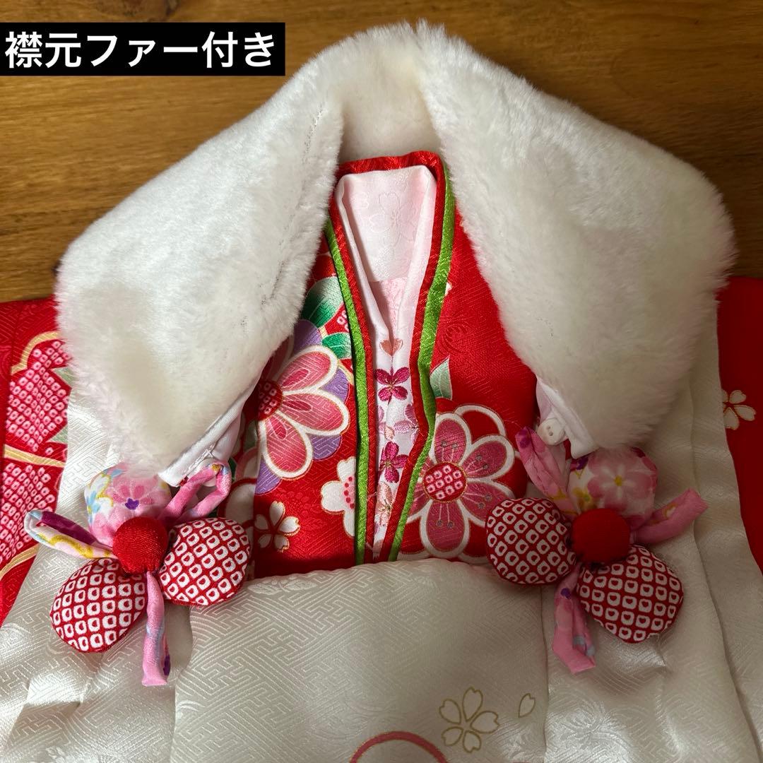 美品♡七五三 着物セット3歳 絹100％ 正絹 京都花ひめブランド フルセット