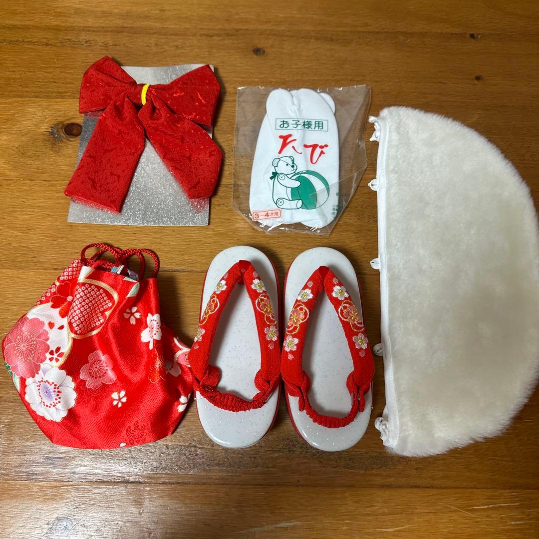 美品♡七五三 着物セット3歳 絹100％ 正絹 京都花ひめブランド フルセット