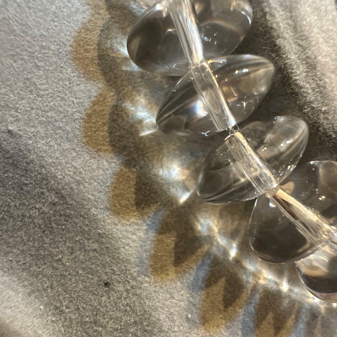 水晶　ソロバンカット12.3㎜✖️5.5㎜