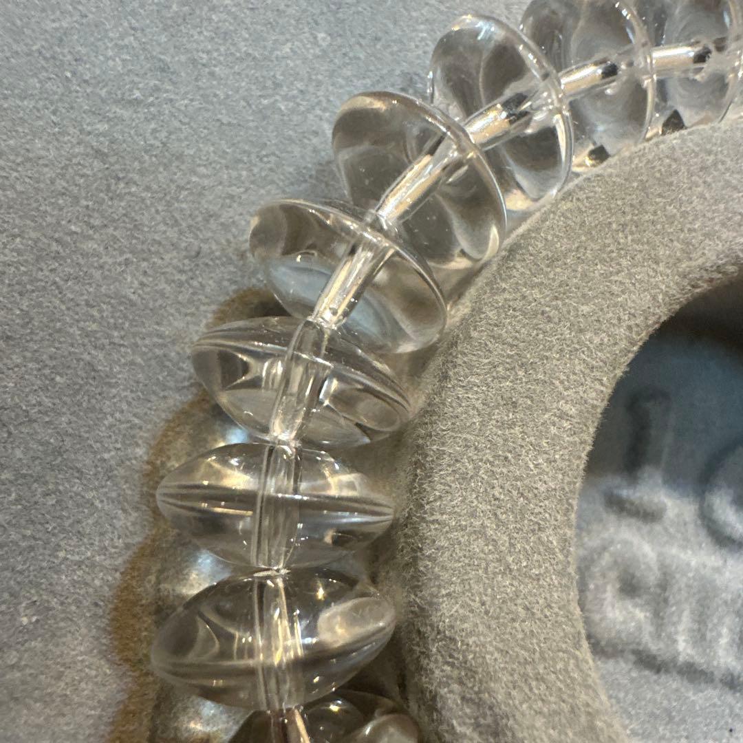 水晶　ソロバンカット12.3㎜✖️5.5㎜