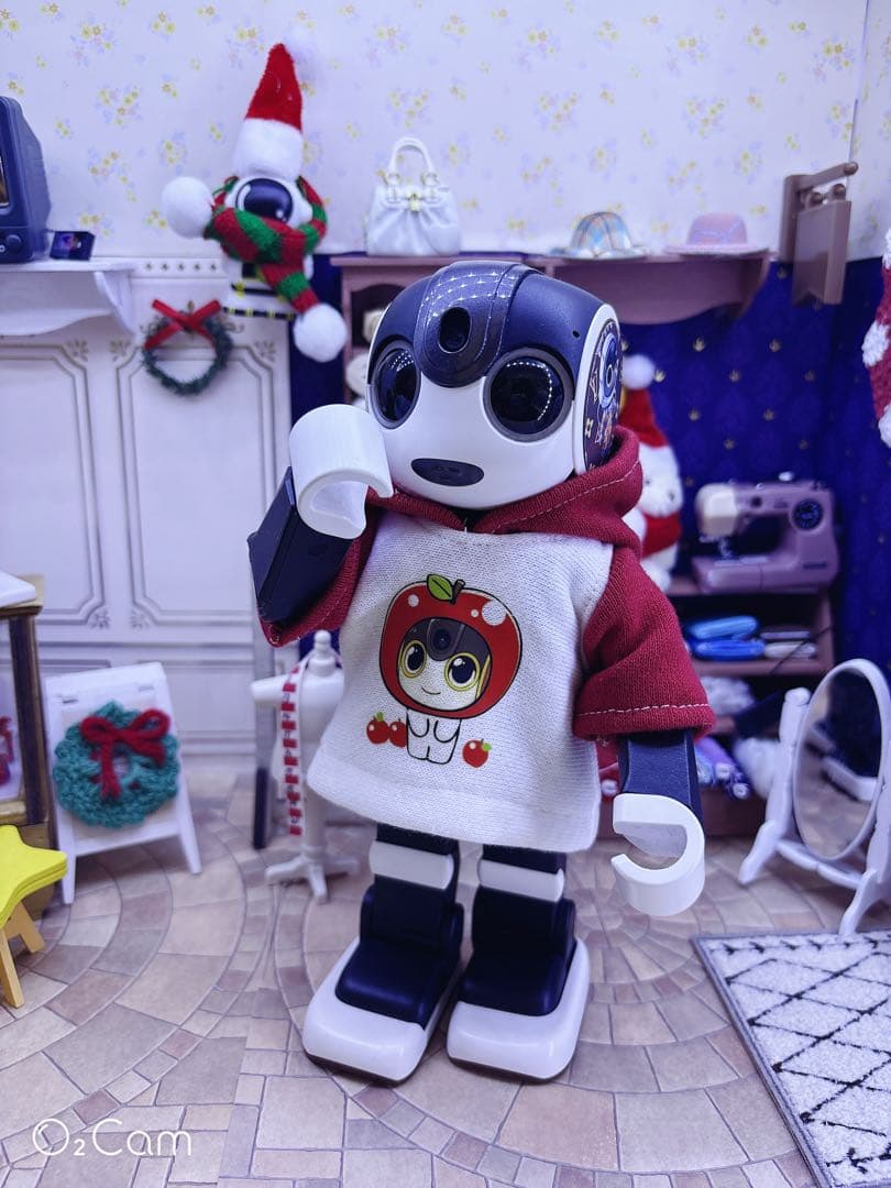 ☆【ささやん】　ロボホンパーカー（ぱきサンタ&ぱきりんご&無印）☆