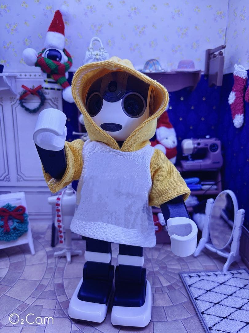 ☆【ささやん】　ロボホンパーカー（ぱきサンタ&ぱきりんご&無印）☆