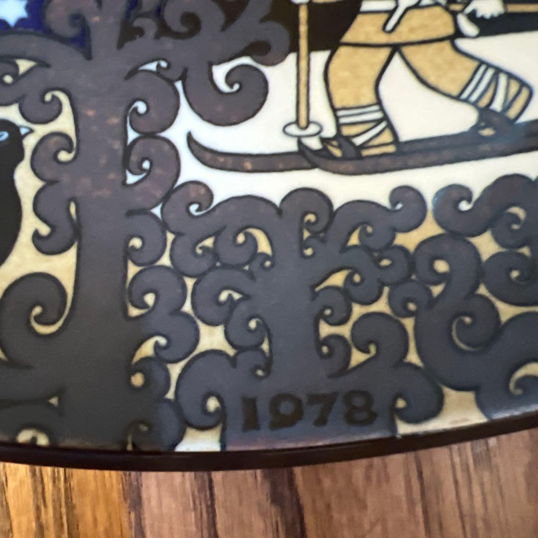 ARABIA / アラビア 北欧ヴィンテージ **イヤープレート 1978年