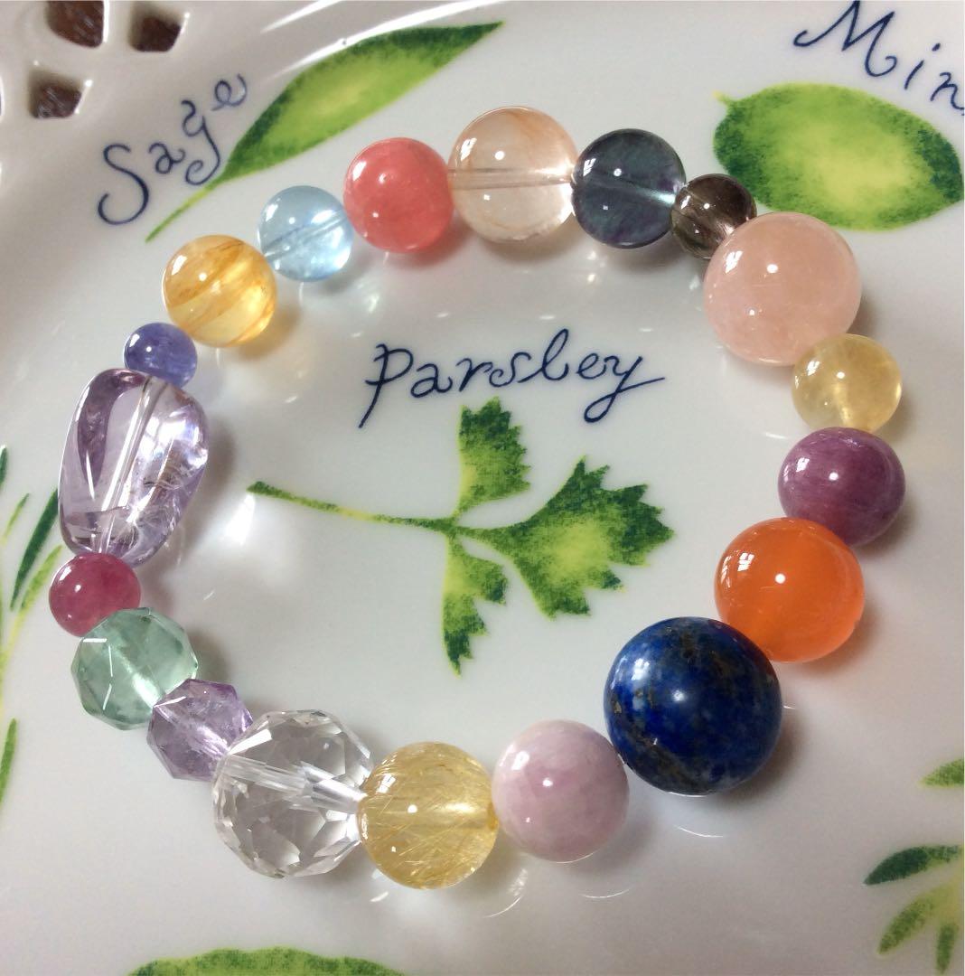 ローズアメジスト タンザナイト 高品質インカローズ ルチル スーパー7