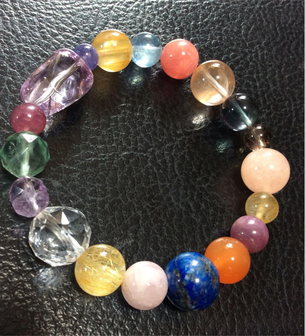 ローズアメジスト タンザナイト 高品質インカローズ ルチル スーパー7