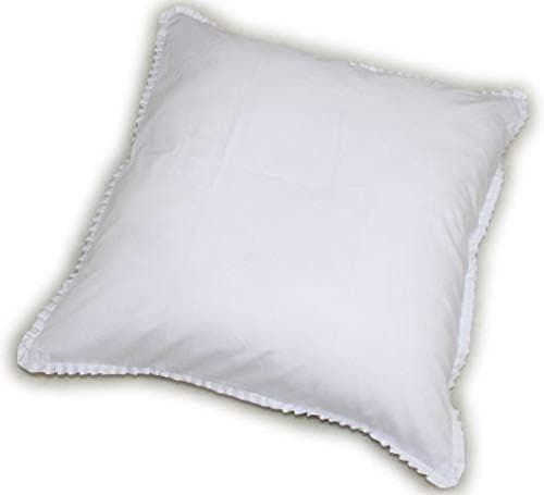 【新品・定番品】白 無地 座布団カバー 10枚組 日本製 59×63cm 八端判