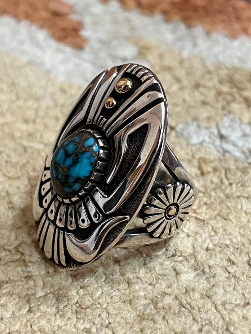 Marco Begaye リング/ インディアンジュエリー ナバホ