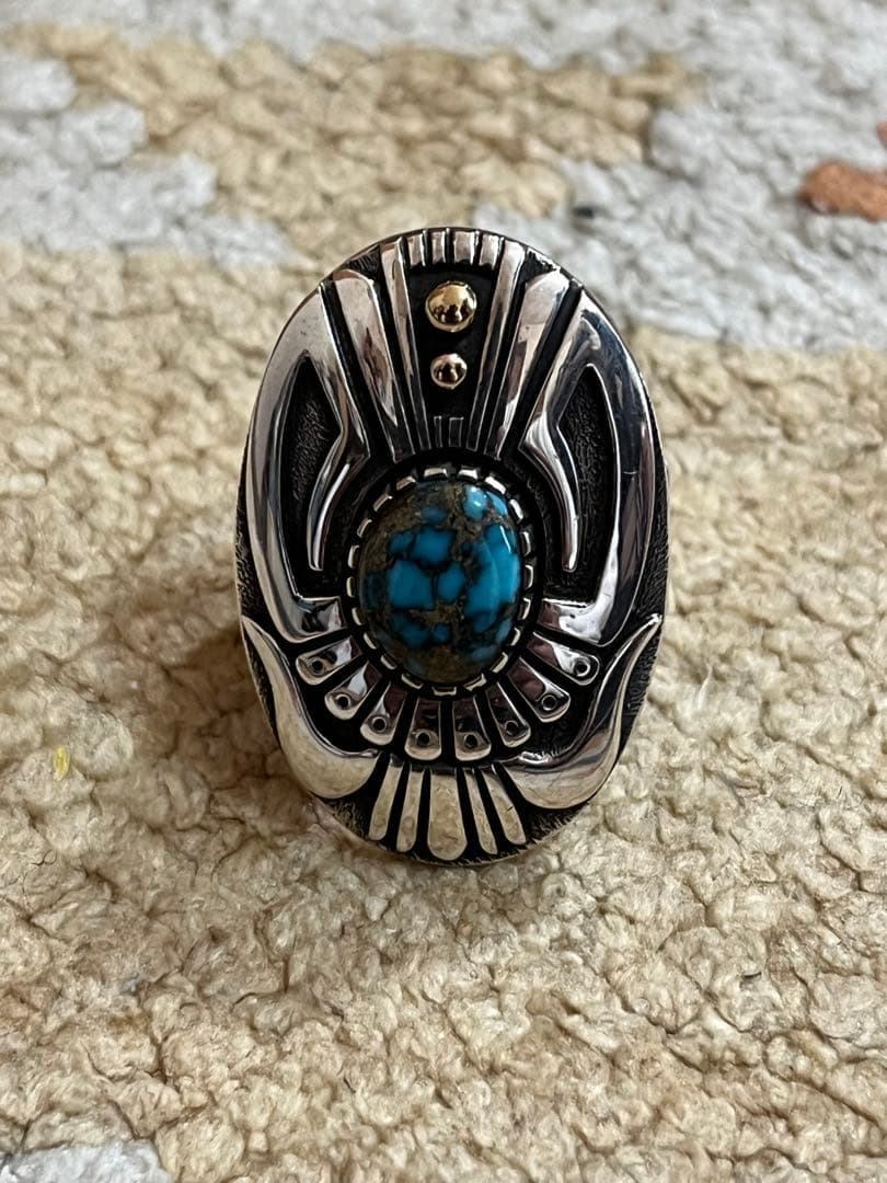 Marco Begaye リング/ インディアンジュエリー ナバホ