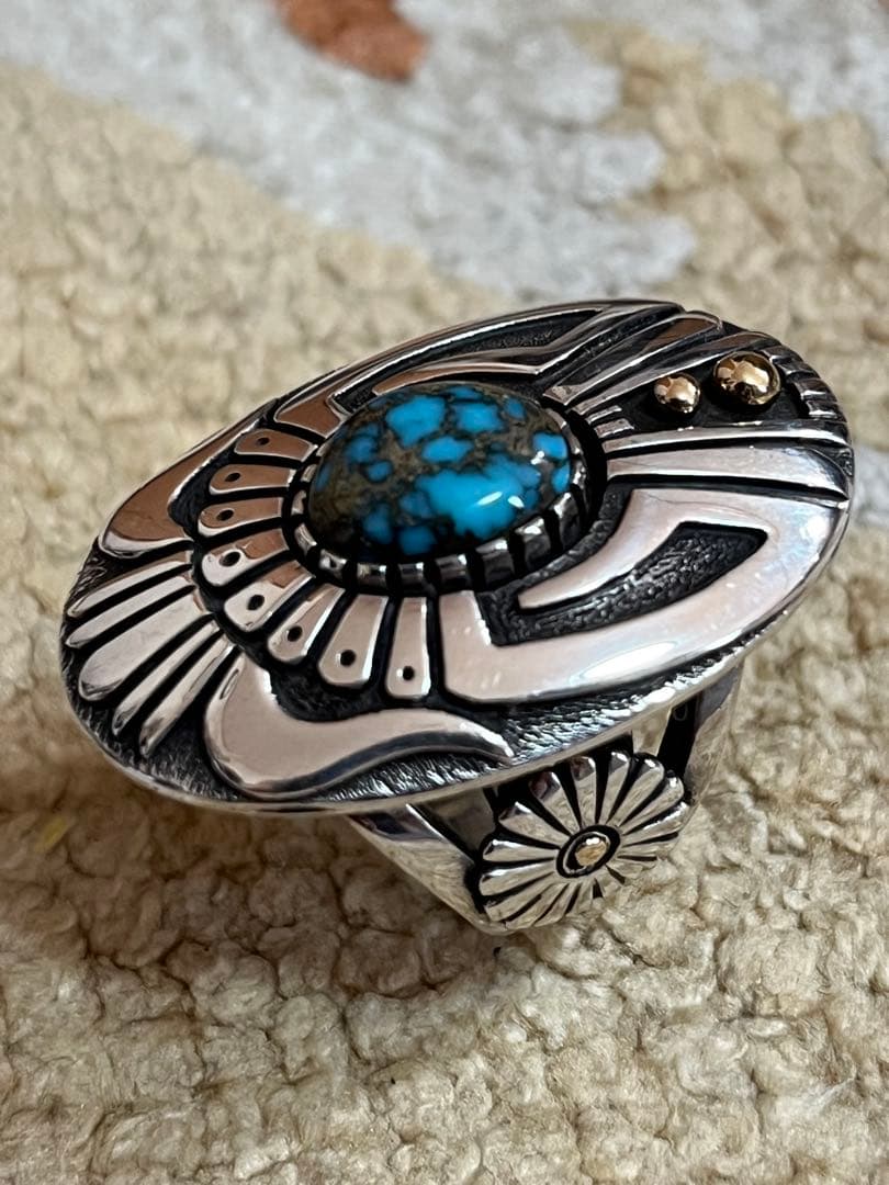 Marco Begaye リング/ インディアンジュエリー ナバホ