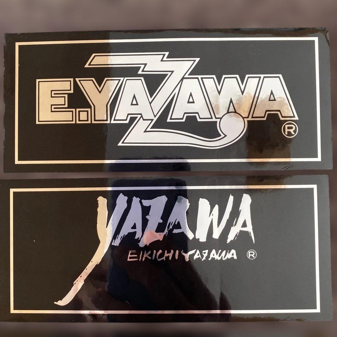 T*i様 E.YAZAWA 三種のロゴ ステッカー 3枚セット　ブラック/シルバ